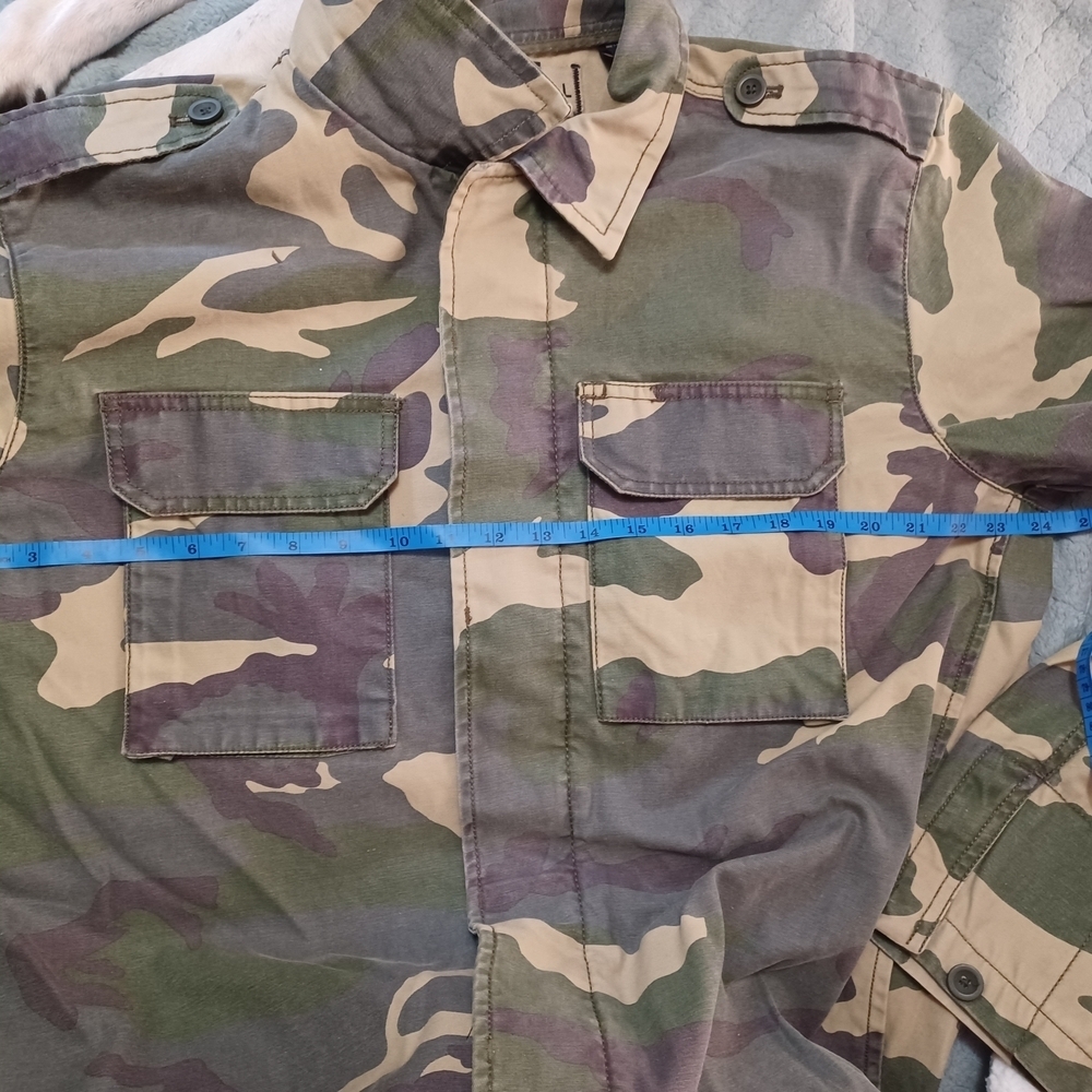 Arrow Blue Jeans Co. Camouflage Army Military Hunting Field Jacket - Picture 13 of 16